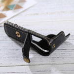 Demi-étui en cuir PU avec filetage 1/4 pouce pour appareil photo Sony ILCE-5100 / A5100, pour Sony A5100