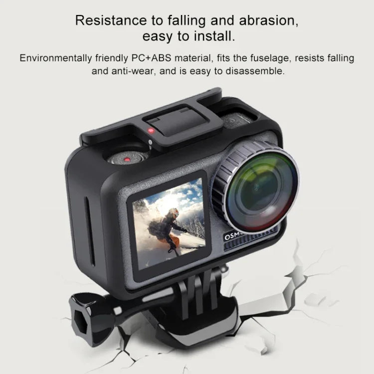Étui de protection antichoc en PC+ABS pour caméra sportive DJI Osmo Action 1