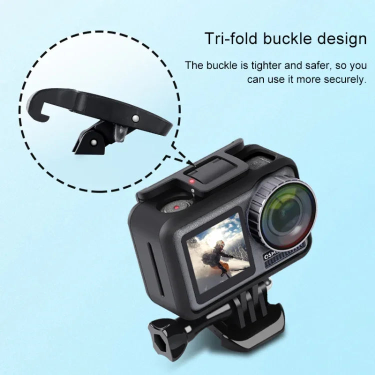 Étui de protection antichoc en PC+ABS pour caméra sportive DJI Osmo Action 1