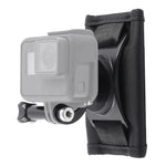 Fixation auto-agrippante pour sac à dos Rec-Mounts avec clip de serrage et vis pour GoPro, Insta360, DJI et autres caméras d'action