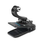 Support de fixation RUIGPRO en forme de J avec vis, rotation à 360°, pour sac à dos, compatible avec GoPro HERO9 Black / HERO8 Black / HERO7 / 6 / 5, DJI Osmo Action, Xiaoyi et autres caméras d'action.
