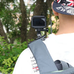 Support de fixation RUIGPRO en forme de J avec vis, rotation à 360°, pour sac à dos, compatible avec GoPro HERO9 Black / HERO8 Black / HERO7 / 6 / 5, DJI Osmo Action, Xiaoyi et autres caméras d'action.