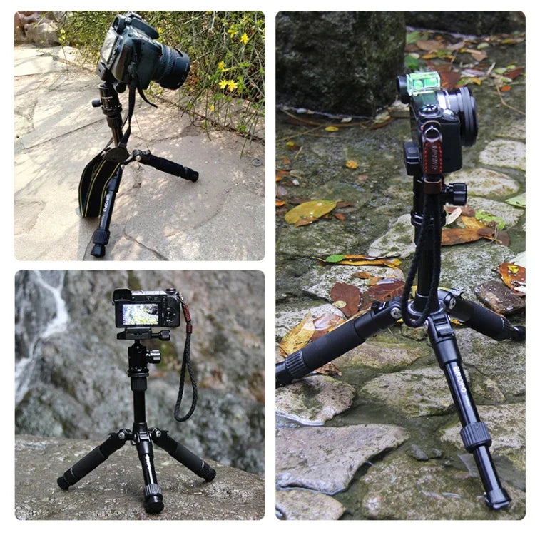 Trépied portable réglable TRIOPO T226 en alliage d'aluminium avec rotule D-0 pour appareil photo reflex, T226