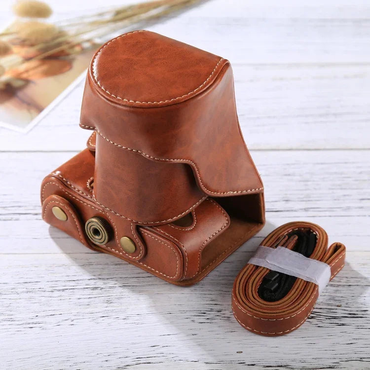 Étui intégral en cuir PU avec bandoulière pour appareil photo FUJIFILM XT10 / XT20 (objectif 16-50 mm / 18-55 mm), pour FUJI XT10, pour FUJI XT10