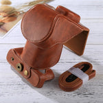Étui intégral en cuir PU avec bandoulière pour appareil photo FUJIFILM XT10 / XT20 (objectif 16-50 mm / 18-55 mm), pour FUJI XT10, pour FUJI XT10