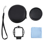 Objectif macro JSR 58 mm 16x + filtre rouge pour plongée avec cache-objectif + bague d'adaptation pour filtre + cordon + chiffon de nettoyage pour caisson étanche GoPro HERO6/5.