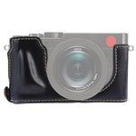 Base d'étui demi-caméra en cuir PU avec filetage 1/4 pouce pour Leica DLUX TYP 109, Leica D109 et Leica D901
