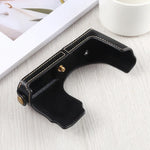 Base d'étui demi-caméra en cuir PU avec filetage 1/4 pouce pour Leica DLUX TYP 109, Leica D109 et Leica D901
