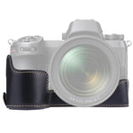Base d'étui demi-boîtier en cuir PU avec filetage 1/4 pouce pour Nikon Z6/Z7, pour Nikon Z6