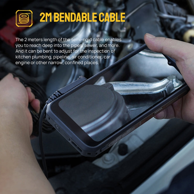Endoscope numérique étanche IP67 E2 pour Ulefone Armor 9 / 9E / Power Armor 13 / 16 Pro / 18T / Armor Pad, uSmart E2