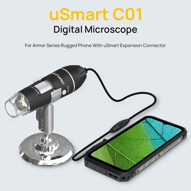 Microscope numérique filaire Ulefone uSmart C01 pour Ulefone Armor 18 Series / 9 / 9E & Power Armor 16 Series / 13 / Armor Pad, uSmart C01