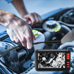 P20 Endoscope d'inspection HD1080P écran 4.3 pouces avec 8 LED, Longueur : 2m, Diamètre de l'objectif : 8mm, Câble rigide, Longueur : 2m, Câble rigide