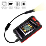 Endoscope d'inspection P20 écran 4,3 pouces HD1080P avec 8 LED, longueur : 10m, diamètre de l'objectif : 8mm, câble rigide, longueur : 10m, câble rigide