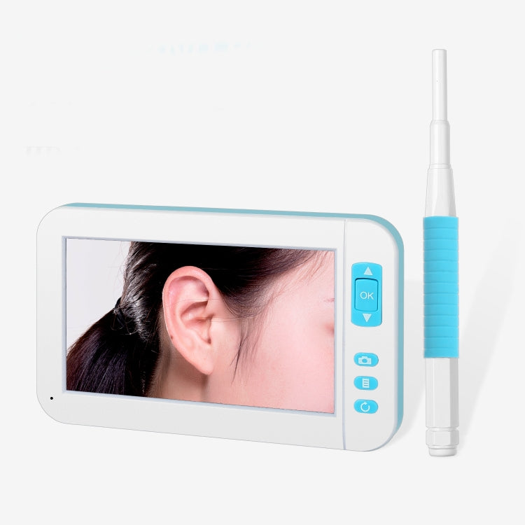C01 Endoscope visuel pour oreille écran 4.3 pouces HD1080P avec 6 LED, Diamètre : 3.9mm, C01 3.9mm