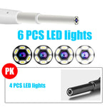 C01 Endoscope visuel pour oreille écran 4.3 pouces HD1080P avec 6 LED, Diamètre : 3.9mm, C01 3.9mm