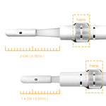Outil de nettoyage d'oreille HD 1,3 million I98 avec endoscope boroscope à 6 LED, diamètre de l'objectif : 5,5 mm
