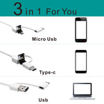 Outil de nettoyage d'oreille HD 1,3 million I98 avec endoscope boroscope à 6 LED, diamètre de l'objectif : 5,5 mm