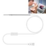 Endoscope visuel HD 1MP pour oreille, nez, dents avec 6 LED, diamètre de lentille : 4,3 mm