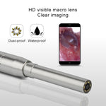 Endoscope visuel HD 1MP pour oreille, nez, dents avec 6 LED, diamètre de lentille : 4,3 mm
