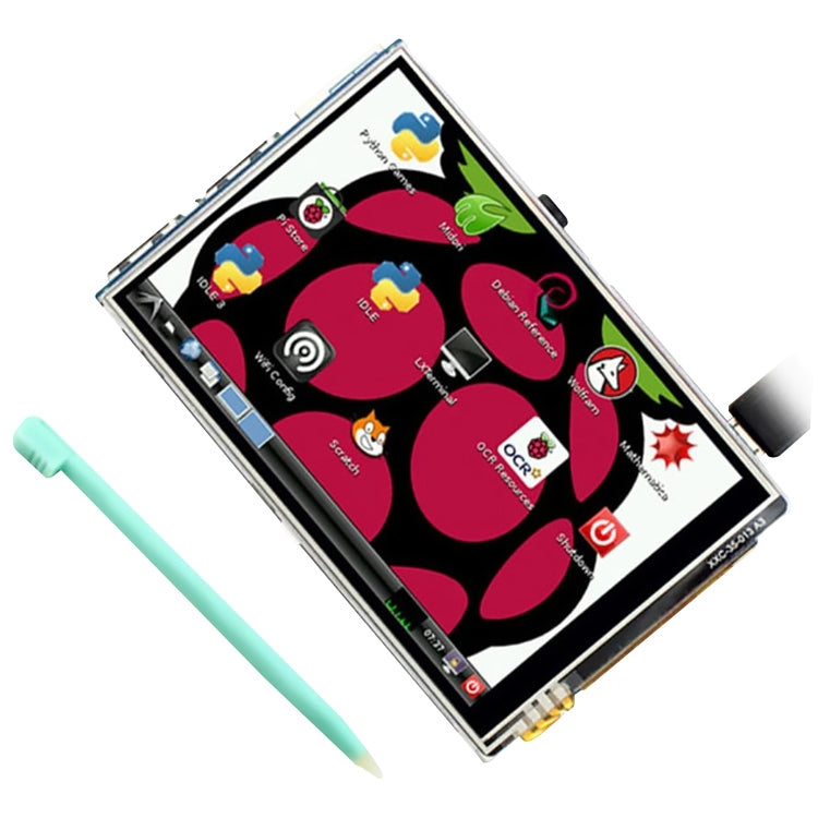 Écran tactile TFT LCD 3,5 pouces avec stylet pour Raspberry Pi