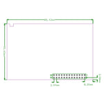 Écran tactile TFT LCD 3,5 pouces avec stylet pour Raspberry Pi