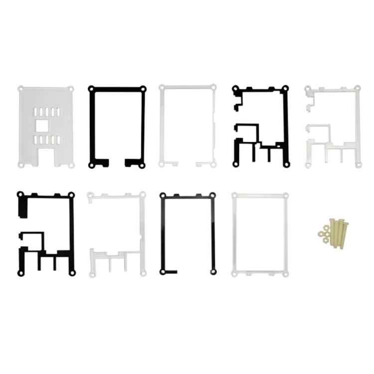 Boîtier en acrylique à 9 couches avec ventilateur de refroidissement pour Raspberry Pi 3