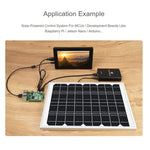 Gestionnaire d'énergie solaire Waveshare, batterie Li-Po intégrée 10000mAh, supporte panneaux solaires 6V~24V, 19799