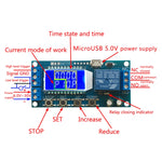 XY-LJ02 6-30V Micro USB Digital LCD Display Time Delay Relay Module Control Timer Switch