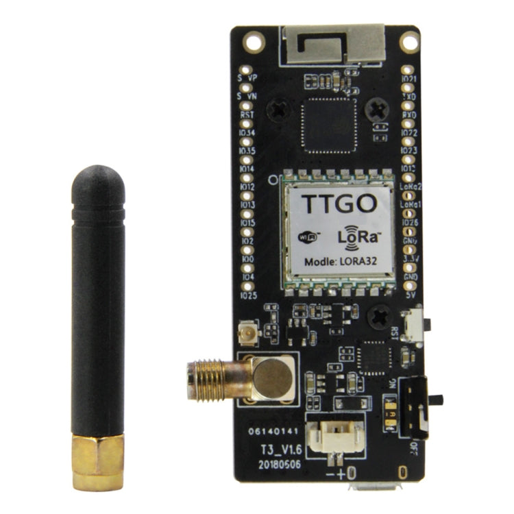 Module sans fil TTGO LORA32 V2.1 ESP32 0,96 pouces OLED Bluetooth WiFi 915MHz SMA IP5306 avec antenne, 915MHz