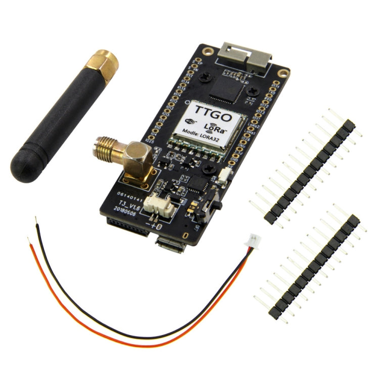 Module sans fil TTGO LORA32 V2.1 ESP32 0,96 pouces OLED Bluetooth WiFi 915MHz SMA IP5306 avec antenne, 915MHz