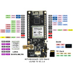 Module sans fil TTGO LORA32 V2.1 ESP32 0,96 pouces OLED Bluetooth WiFi 915MHz SMA IP5306 avec antenne, 915MHz