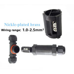 Connecteur câble étanche IP68 3 broches type T XY25, XY25(T3)