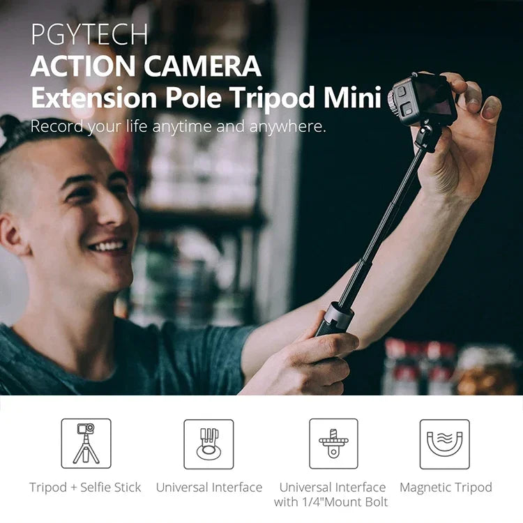 Perche à selfie d'extension pour trépied de caméra d'action PGYTECH P-GM-117 pour DJI Osmo Action, P-GM-117