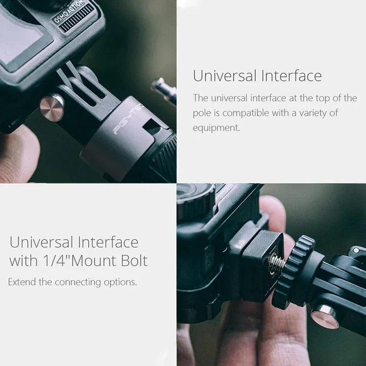 Perche à selfie d'extension pour trépied de caméra d'action PGYTECH P-GM-117 pour DJI Osmo Action, P-GM-117