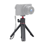 RUIGPRO Support trépied pliable multifonctionnel avec rotule pour selfies, compatible avec GoPro, Insta360, DJI et autres caméras d'action.