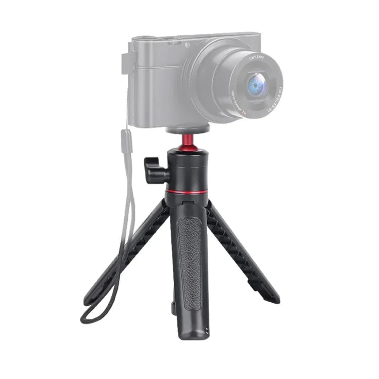 RUIGPRO Support trépied pliable multifonctionnel avec rotule pour selfies, compatible avec GoPro, Insta360, DJI et autres caméras d'action.