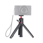 RUIGPRO Support trépied pliable multifonctionnel avec rotule pour selfies, compatible avec GoPro, Insta360, DJI et autres caméras d'action.