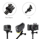 Perche à selfie universelle en alliage d'aluminium avec adaptateur, longueur : 25-75 cm