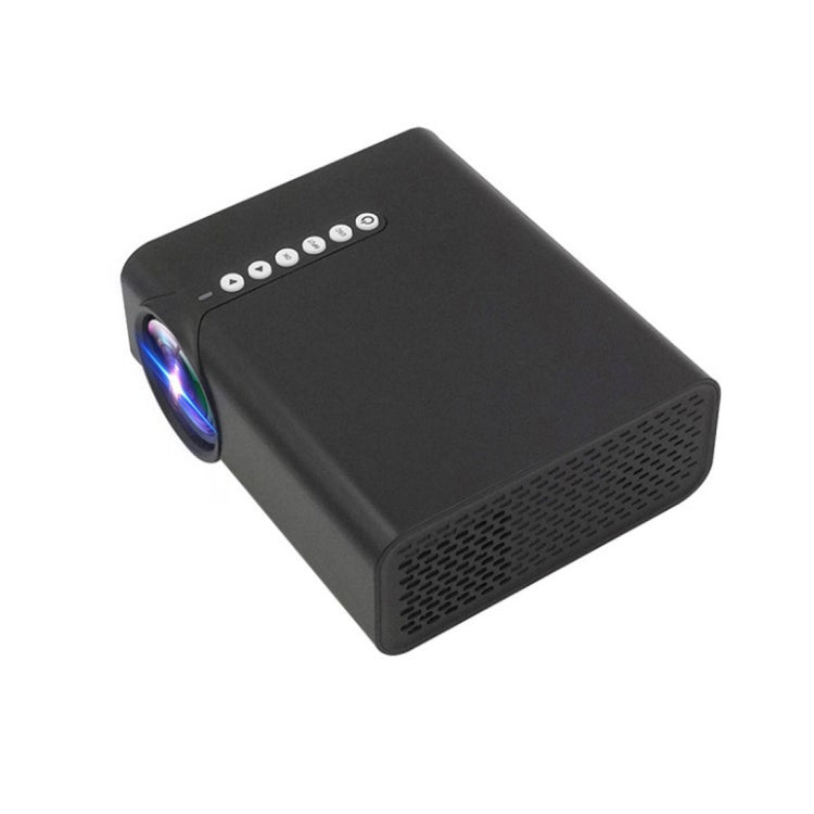Projecteur LCD HD YG520 1800 Lumens, haut-parleur intégré, compatible avec les clés USB, les disques durs externes, les cartes SD, les connexions AV pour DVD et décodeurs, version standard.