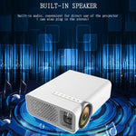 Projecteur LCD HD YG520 1800 Lumens, haut-parleur intégré, compatible avec les clés USB, les disques durs externes, les cartes SD, les connexions AV pour DVD et décodeurs, version standard.
