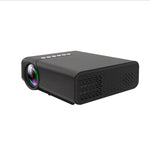 Projecteur LCD HD YG520 1800 Lumens, haut-parleur intégré, compatible avec les clés USB, les disques durs externes, les cartes SD, les connexions AV pour DVD et décodeurs, version standard.