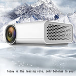 Projecteur LCD HD YG520 1800 Lumens, haut-parleur intégré, compatible avec les clés USB, les disques durs externes, les cartes SD, les connexions AV pour DVD et décodeurs, version standard.