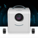 Vidéoprojecteur pour enfants W-S1 10 W 30 lumens HD 1080P Technologie LCD, compatible AV/USB/Mini carte SD/HDMI/Audio