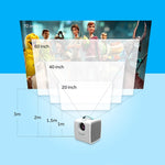 Vidéoprojecteur pour enfants W-S1 10 W 30 lumens HD 1080P Technologie LCD, compatible AV/USB/Mini carte SD/HDMI/Audio