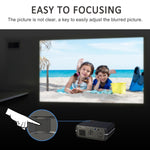 DH-A10 Projecteur intelligent HD LCD 5,8 pouces 4200 lumens 1280 x 800P avec télécommande, OS Android 6.0, compatible WiFi, Bluetooth, HDMIx2, USBx2, VGA, AV IN/RCA, RJ45, LAN