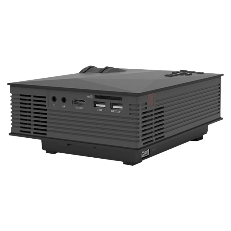 UC68 80ANSI 800x400 Vidéoprojecteur LED HD 1080P pour Home Cinéma, prise en charge USB/SD/HDMI/VGA/IR, UC68 800x400