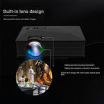UC68 80ANSI 800x400 Vidéoprojecteur LED HD 1080P pour Home Cinéma, prise en charge USB/SD/HDMI/VGA/IR, UC68 800x400