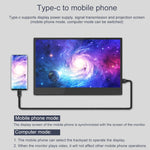 Écran portable ultra-fin HD 1080P à bords étroits M8 de 14 pouces