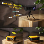A2000 Mini projecteur portable 800 Lumens LCD Home Theater, Support 1080P, Prise Royaume-Uni