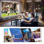 A2000 Mini projecteur portable 800 Lumens LCD Home Theater, Support 1080P, Prise Royaume-Uni